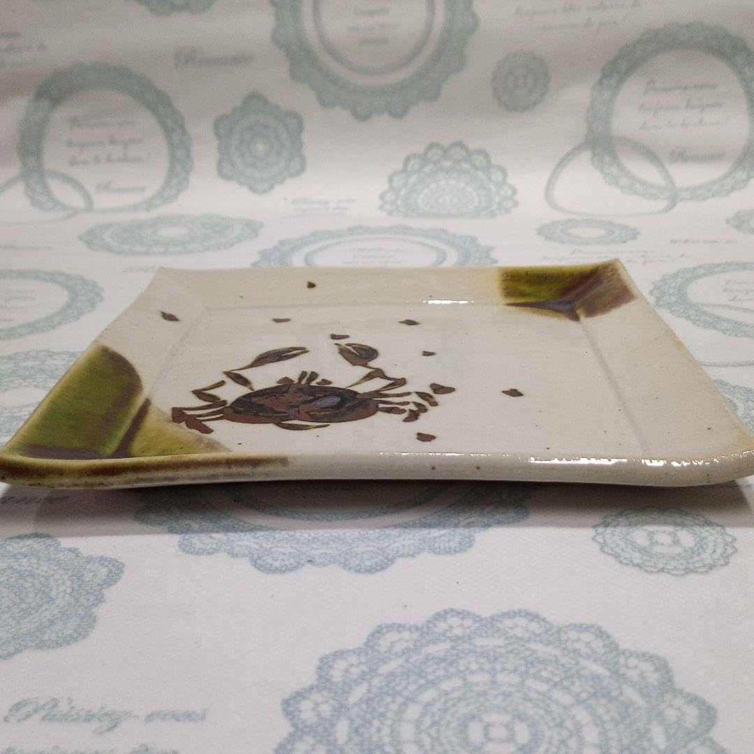 琉球壷屋焼 日展作家 小橋川清次 呉須赤絵魚文九寸皿 2025年最新